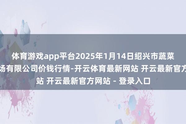 体育游戏app平台2025年1月14日绍兴市蔬菜果品批发交游商场有限公司价钱行情-开云体育最新网站 开云最新官方网站 - 登录入口