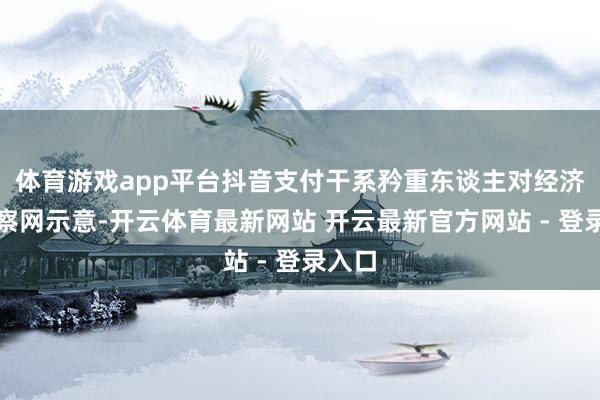 体育游戏app平台抖音支付干系矜重东谈主对经济不雅察网示意-开云体育最新网站 开云最新官方网站 - 登录入口
